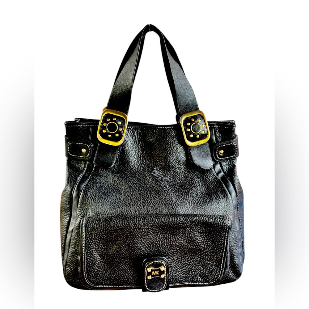 Michael Kors Black Vintage with Gold Accents